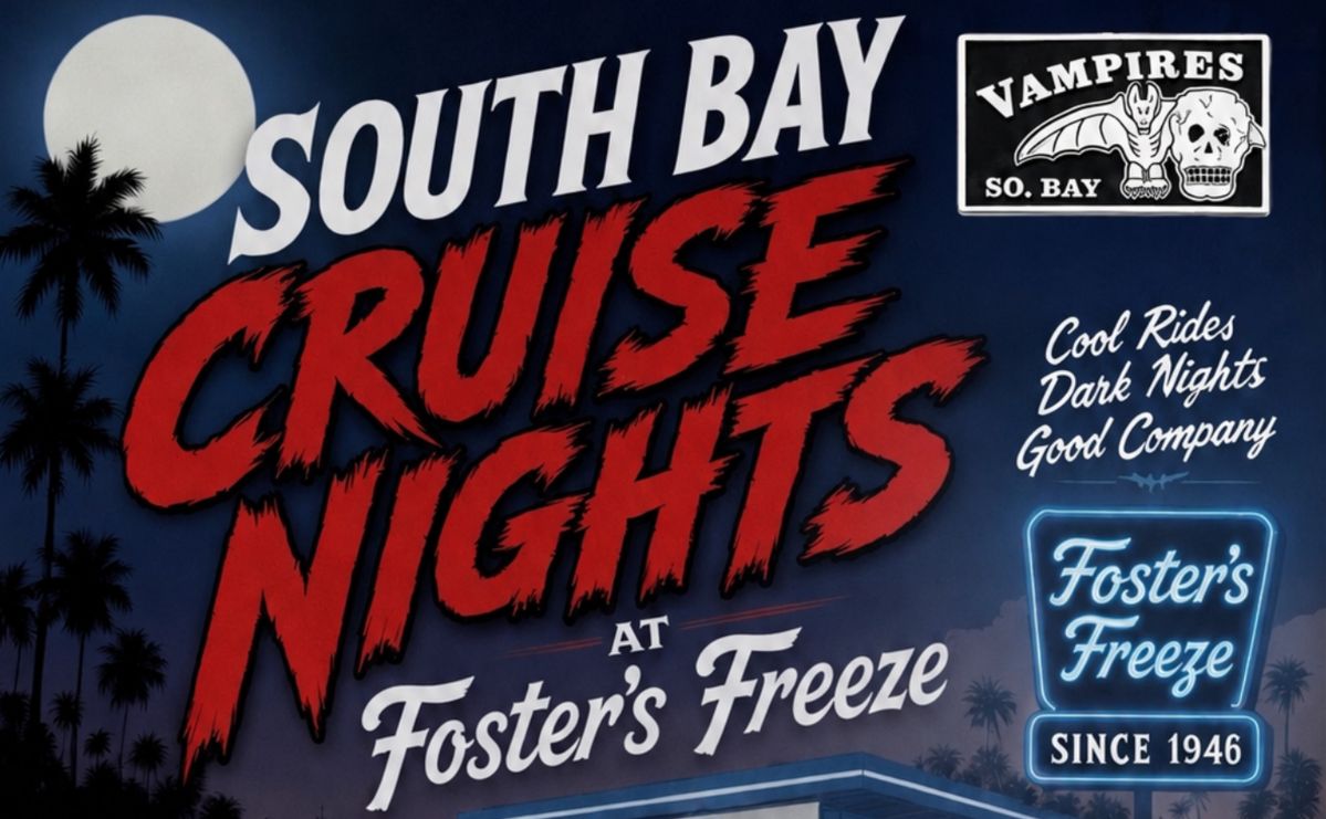 South Bay Cruise Nights partial flyer July 2026